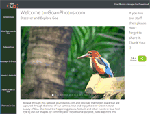 Tablet Screenshot of goanphotos.com